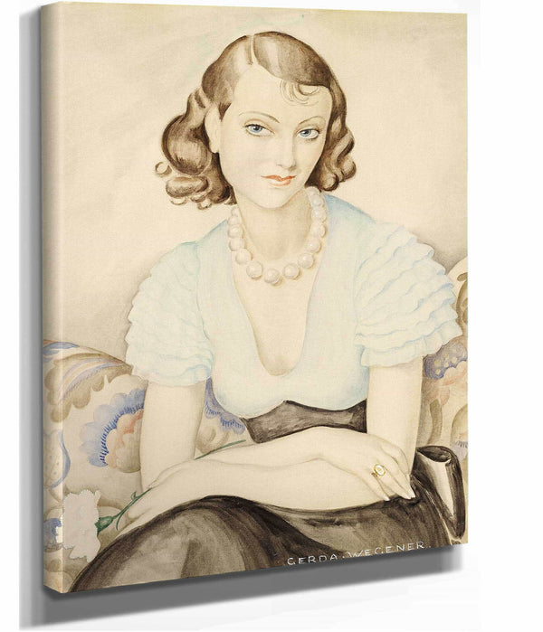 Portrait Of A Young Woman by Gerda Wegener