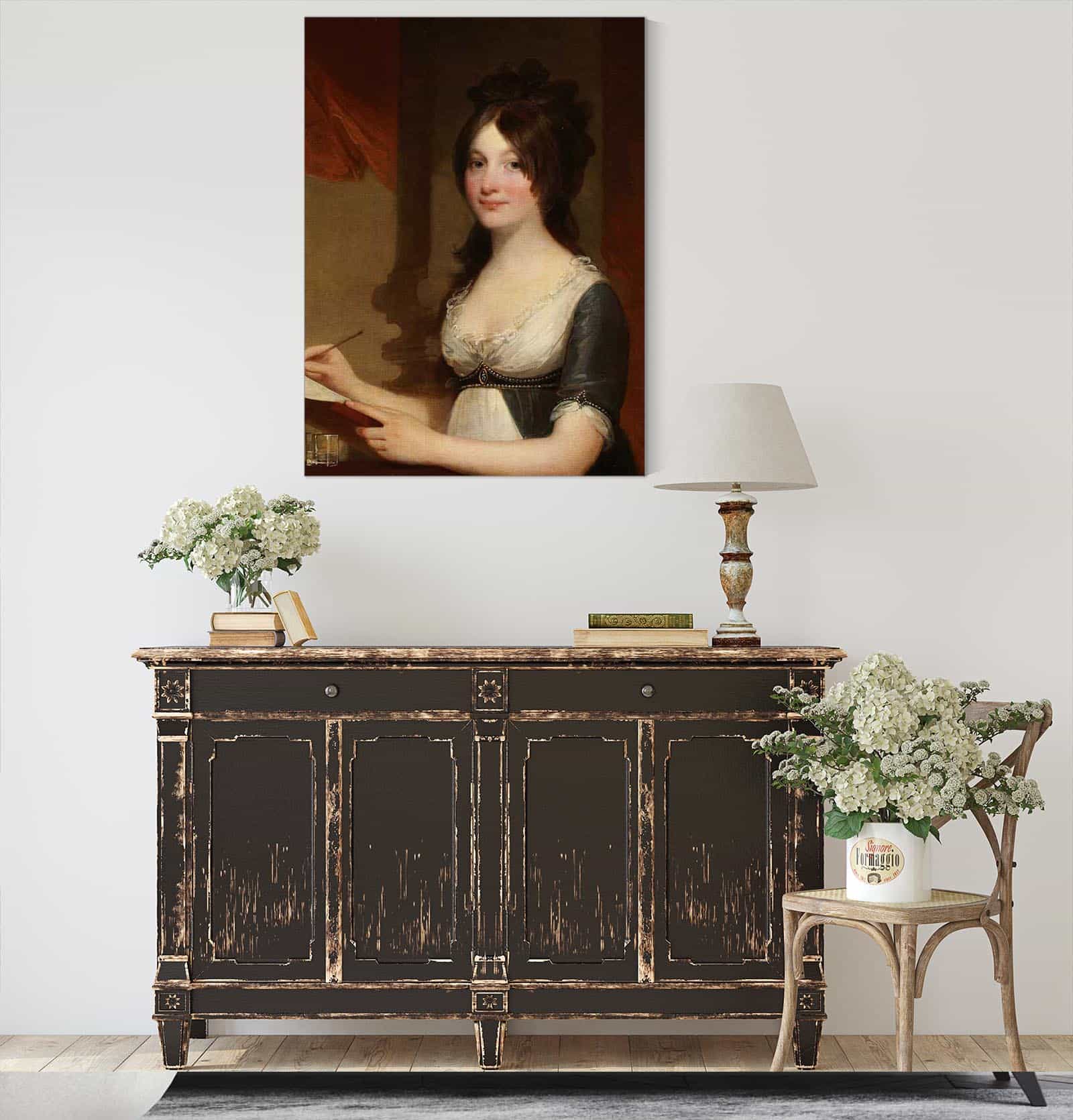 Portrait Of A Young Woman by Gilbert Stuart