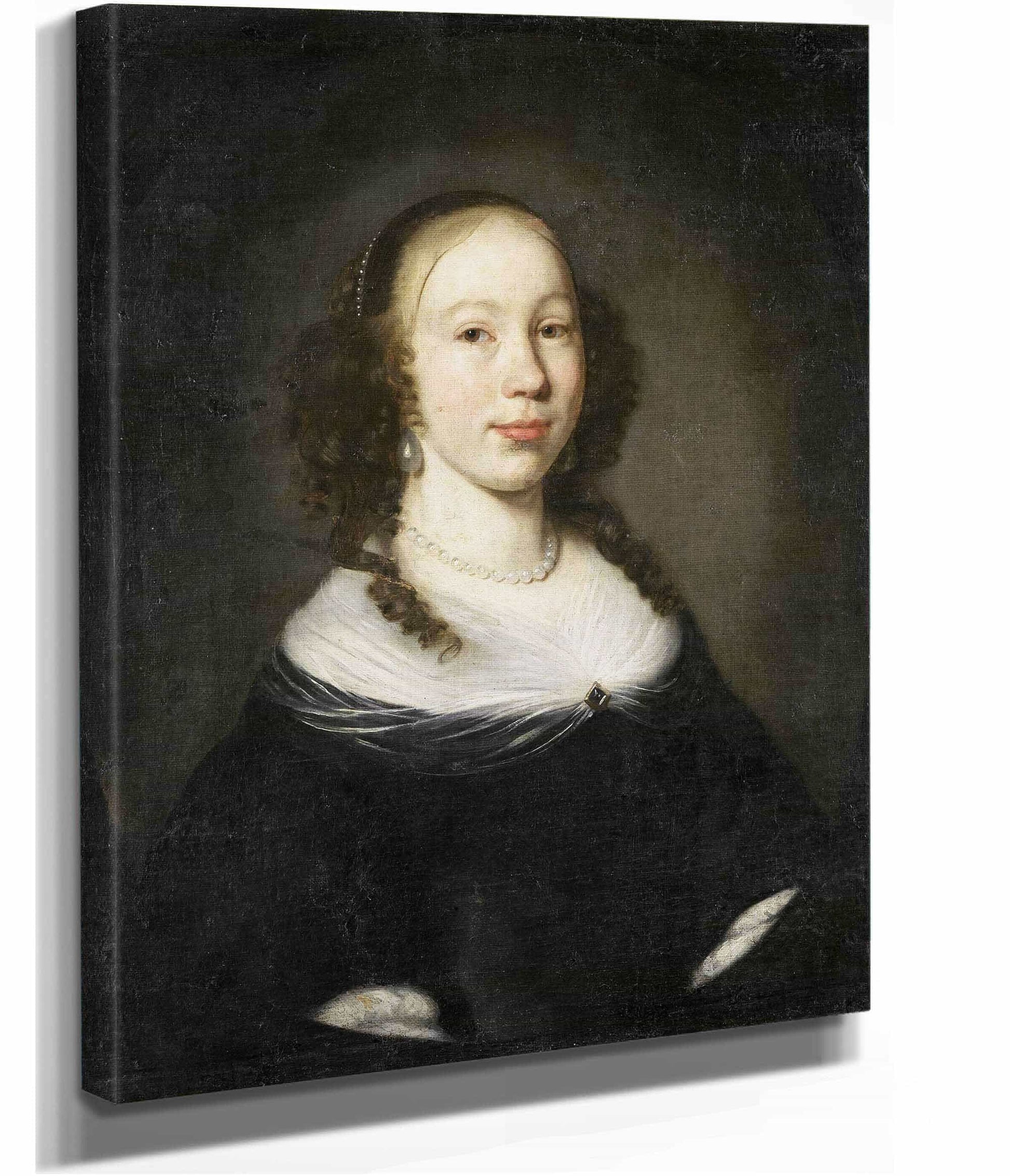 Portrait Of A Young Woman by Nicolaes Maes