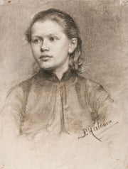 Portrait Of A Young Woman by Pekka Halonen