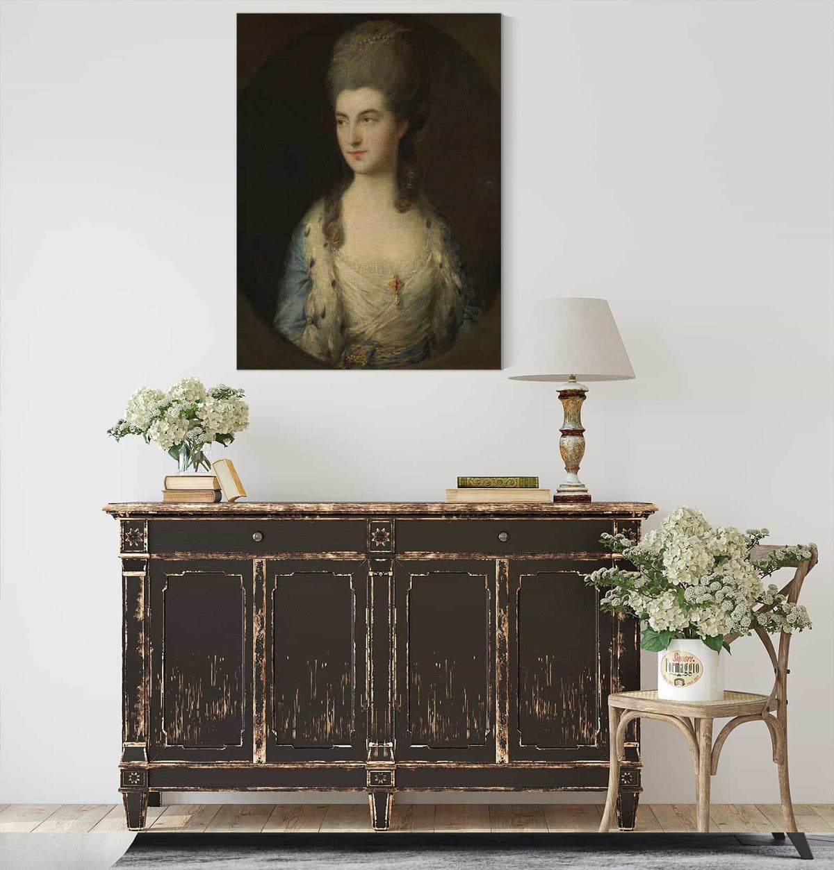 Portrait Of A Young Woman Called Miss Sparrow S by Thomas Gainsborough