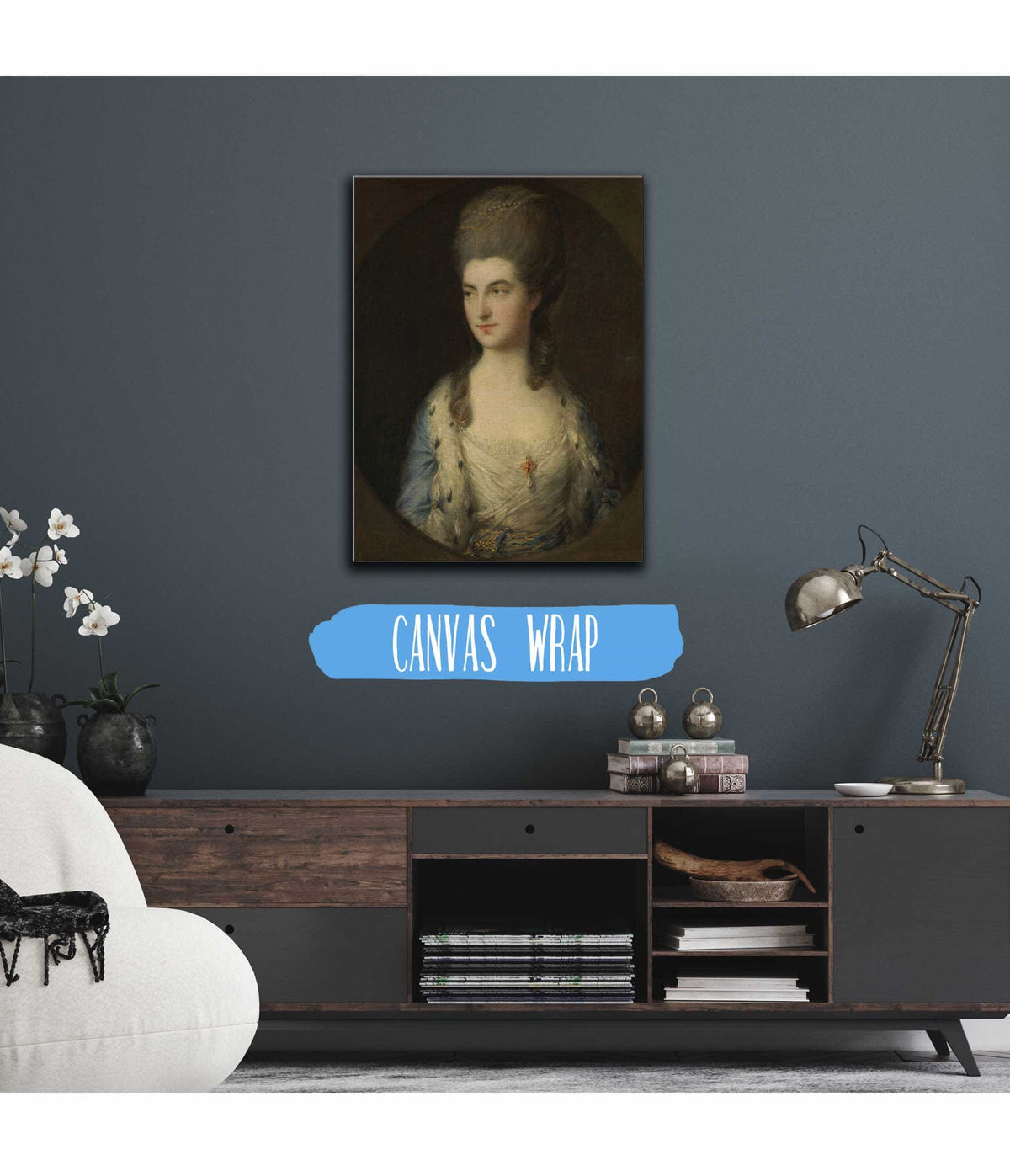 Portrait Of A Young Woman Called Miss Sparrow S by Thomas Gainsborough