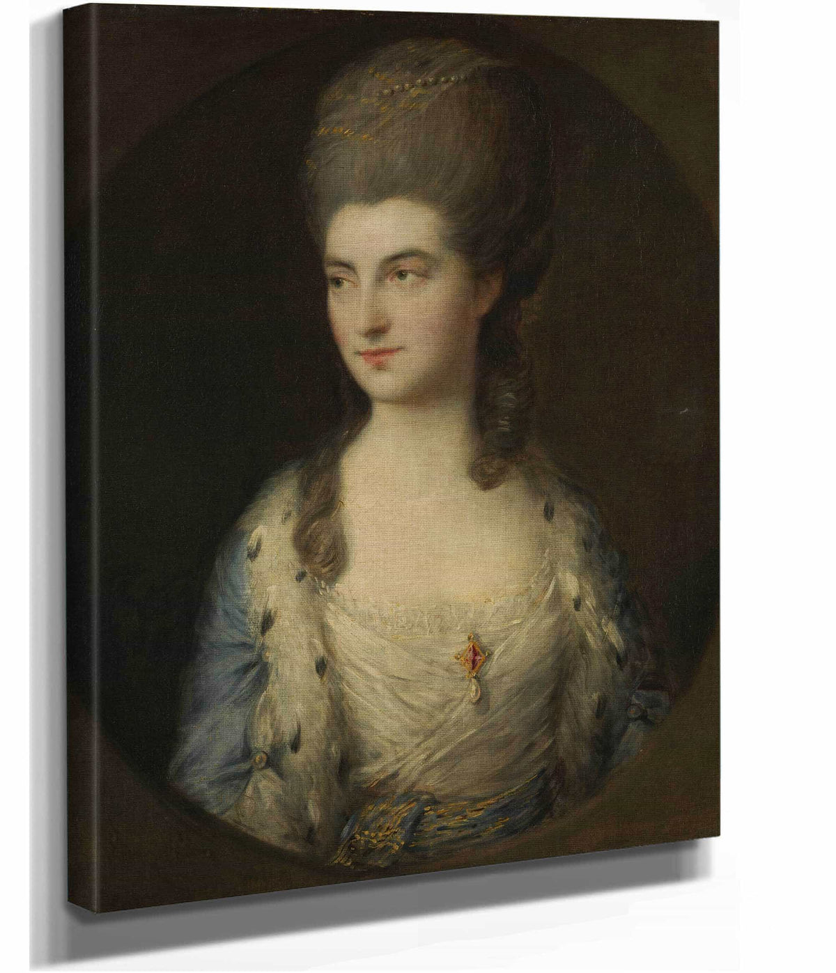 Portrait Of A Young Woman Called Miss Sparrow S by Thomas Gainsborough