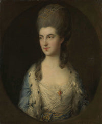 Portrait Of A Young Woman Called Miss Sparrow S by Thomas Gainsborough