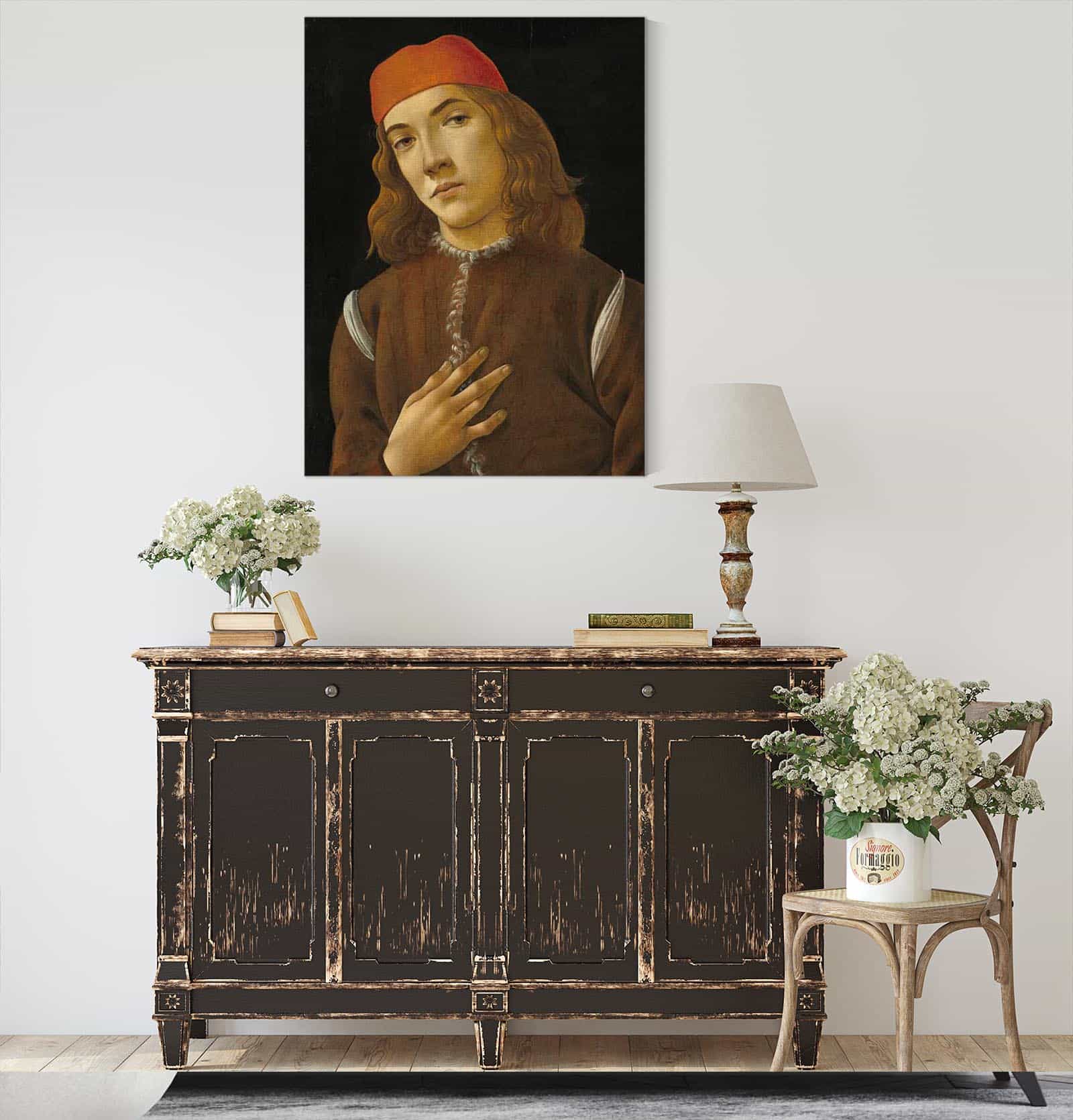 Portrait Of A Youth by Sandro Botticelli