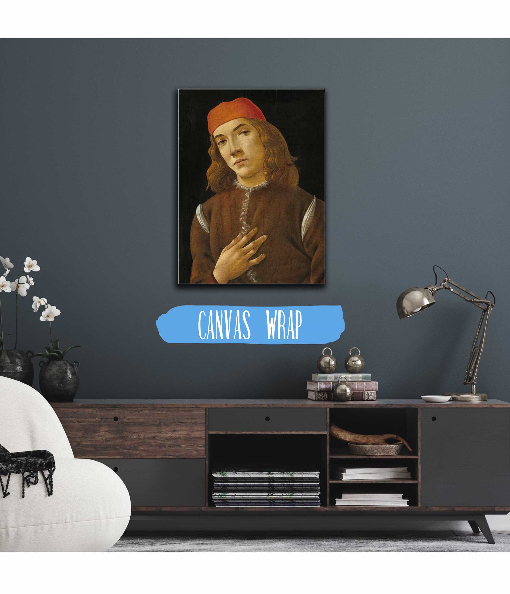 Portrait Of A Youth by Sandro Botticelli