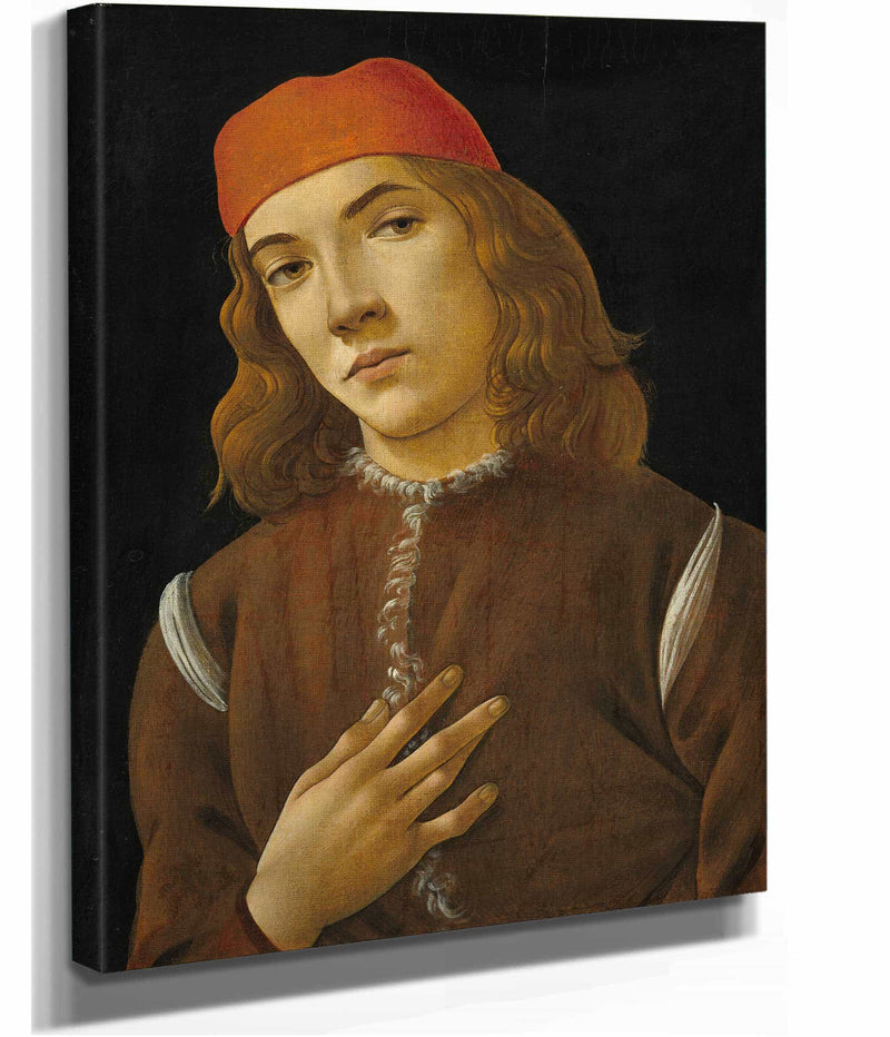 Portrait Of A Youth by Sandro Botticelli