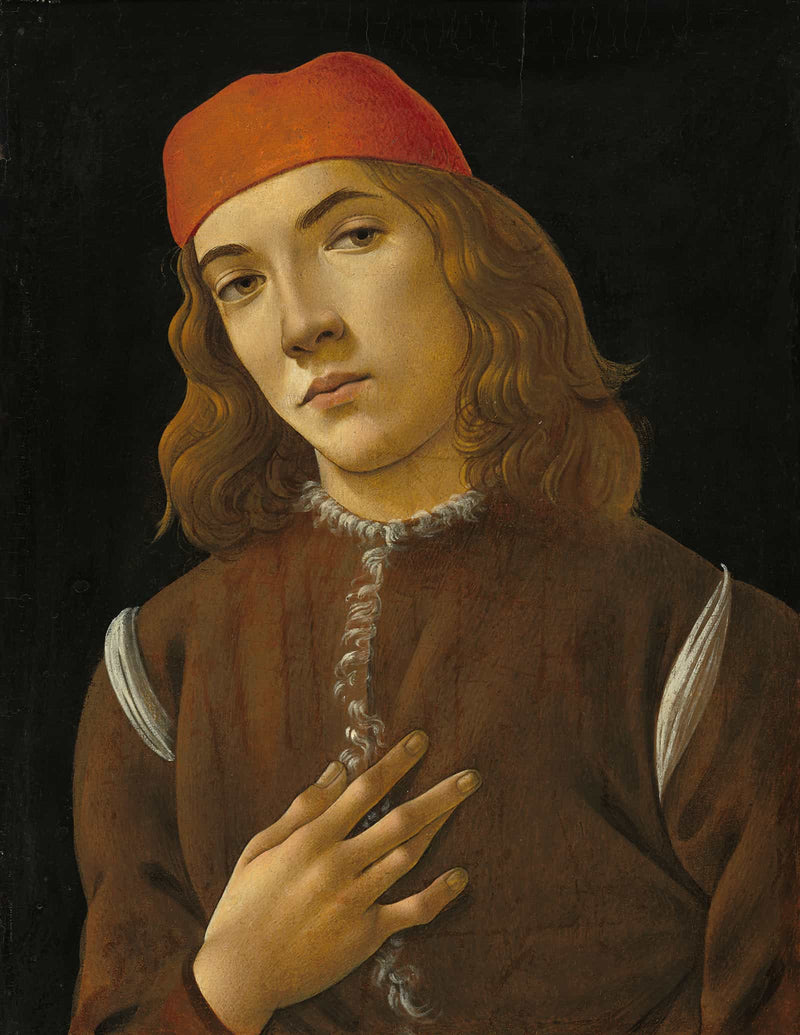 Portrait Of A Youth by Sandro Botticelli