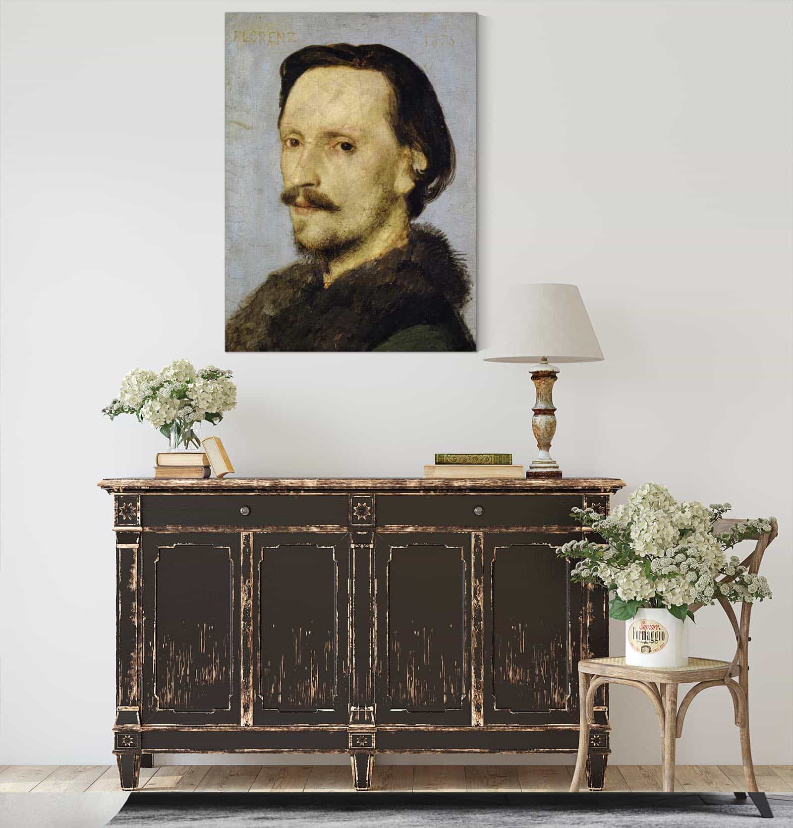 Portrait Of Adolf Bayersdorfer by Arnold Bocklin