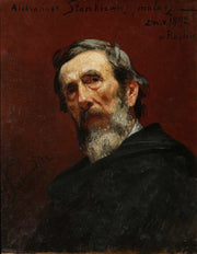 Portrait Of Aleksander Stankiewicz Painter S by Henryk Siemiradzki