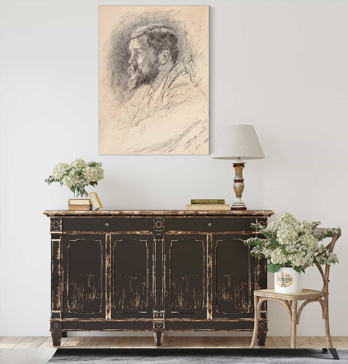 Portrait Of Alfred Parsons Ra by Edwin Austin Abbey