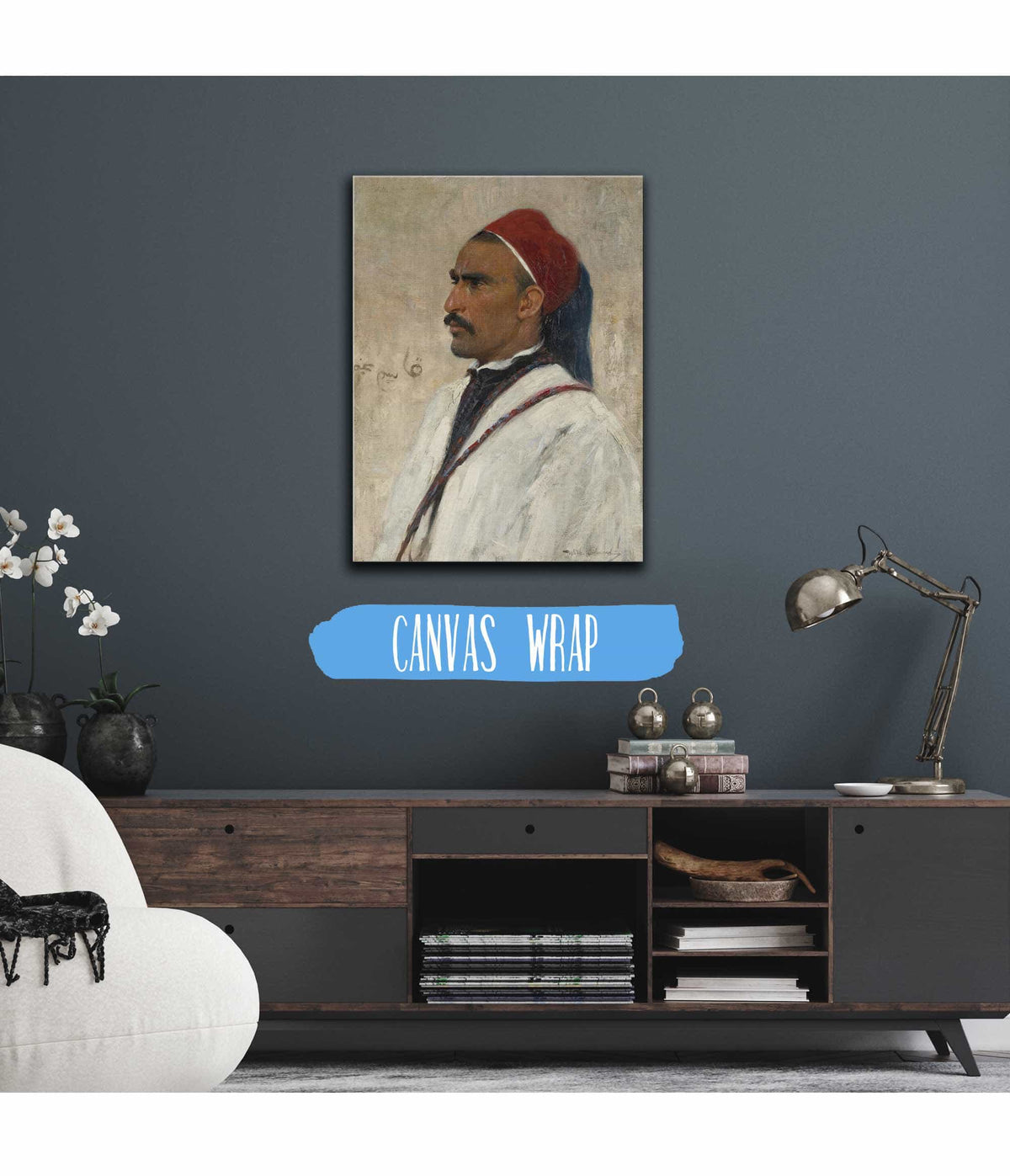 Portrait Of An Arab by Wilhelm Kuhnert