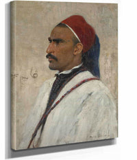 Portrait Of An Arab by Wilhelm Kuhnert