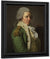 Portrait Of An Aristocrat In Uniform 1790 By Joseph Ducreux