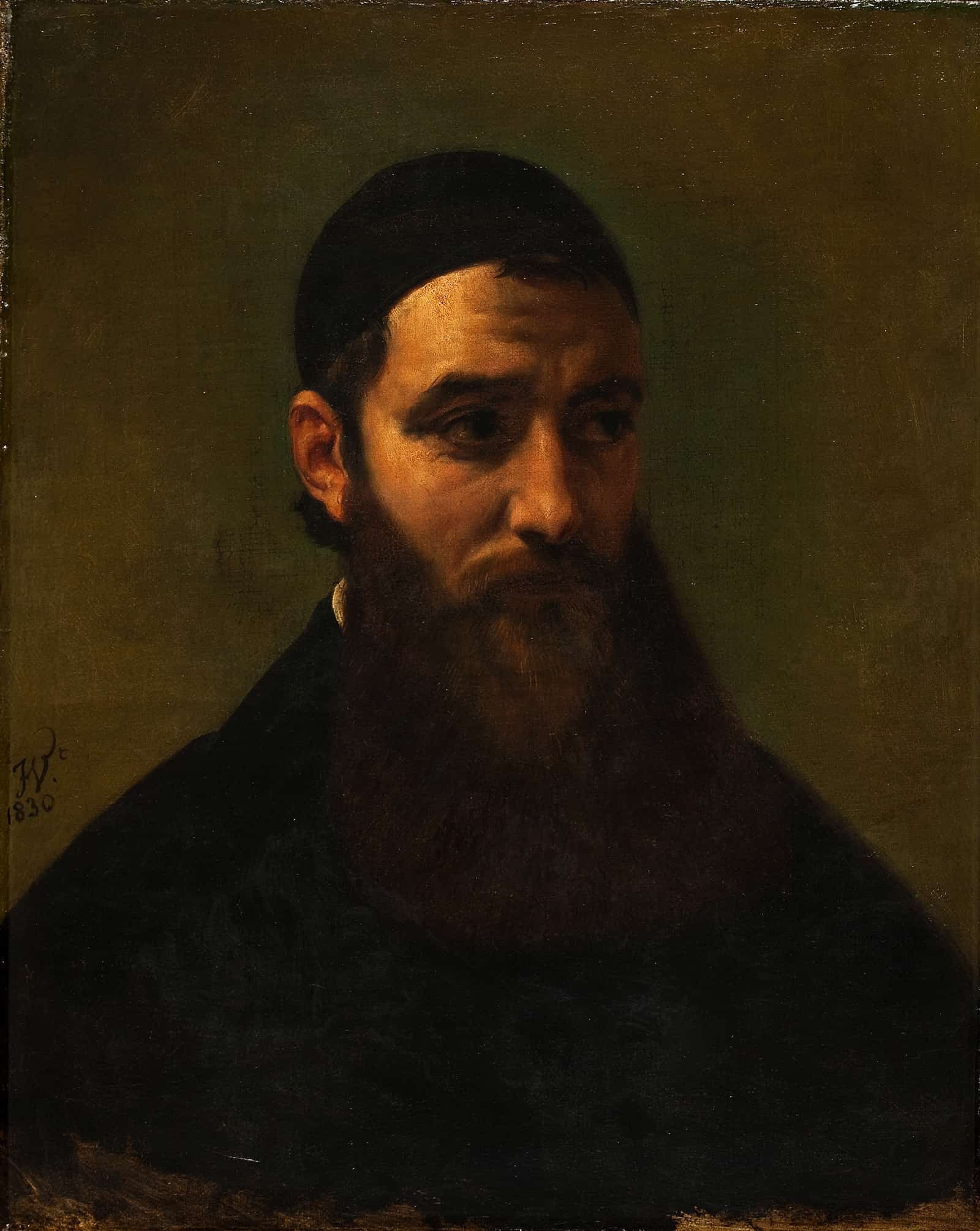 Portrait Of An Armenian Priest by Horace Vernet