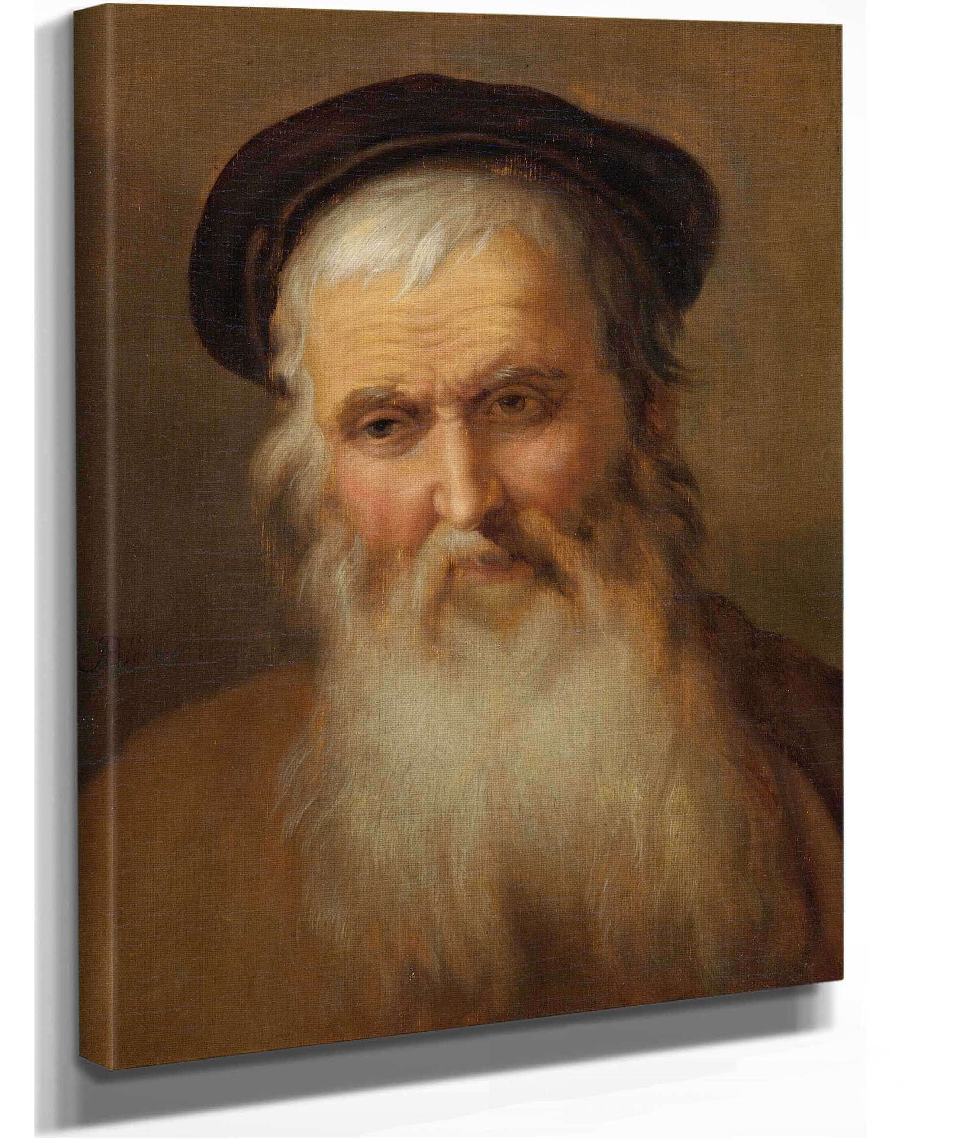 Portrait Of An Elderly Man by Abraham Bloemaert