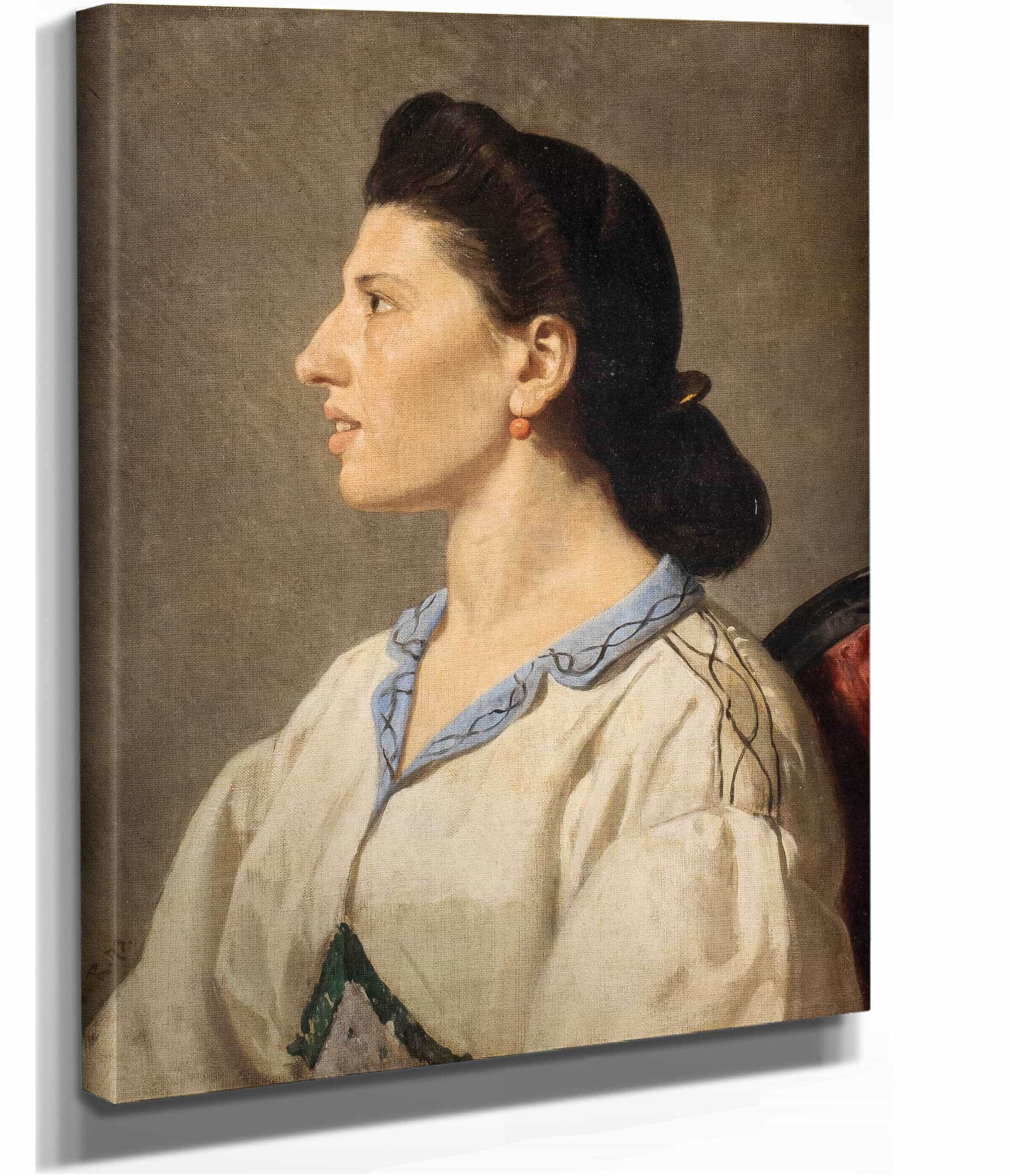 Portrait Of An Italian Woman by Anselm Feuerbach