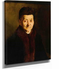 Portrait Of An Old Lady by Frank Duveneck
