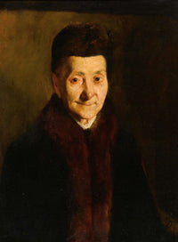 Portrait Of An Old Lady by Frank Duveneck