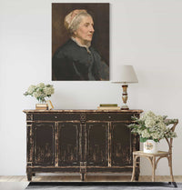 Portrait Of An Older Woman by Edwin Austin Abbey