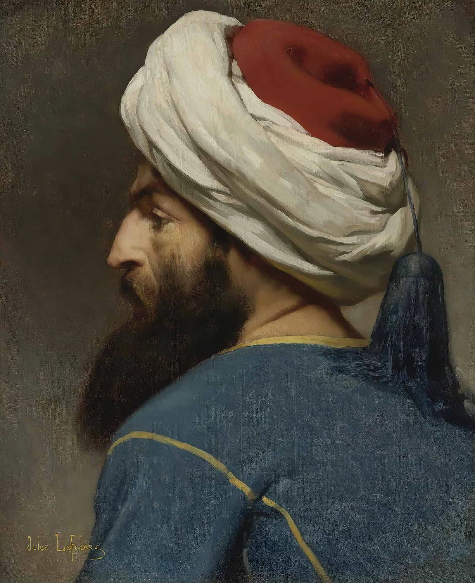 Portrait Of An Ottoman by Jules Joseph Lefebvre