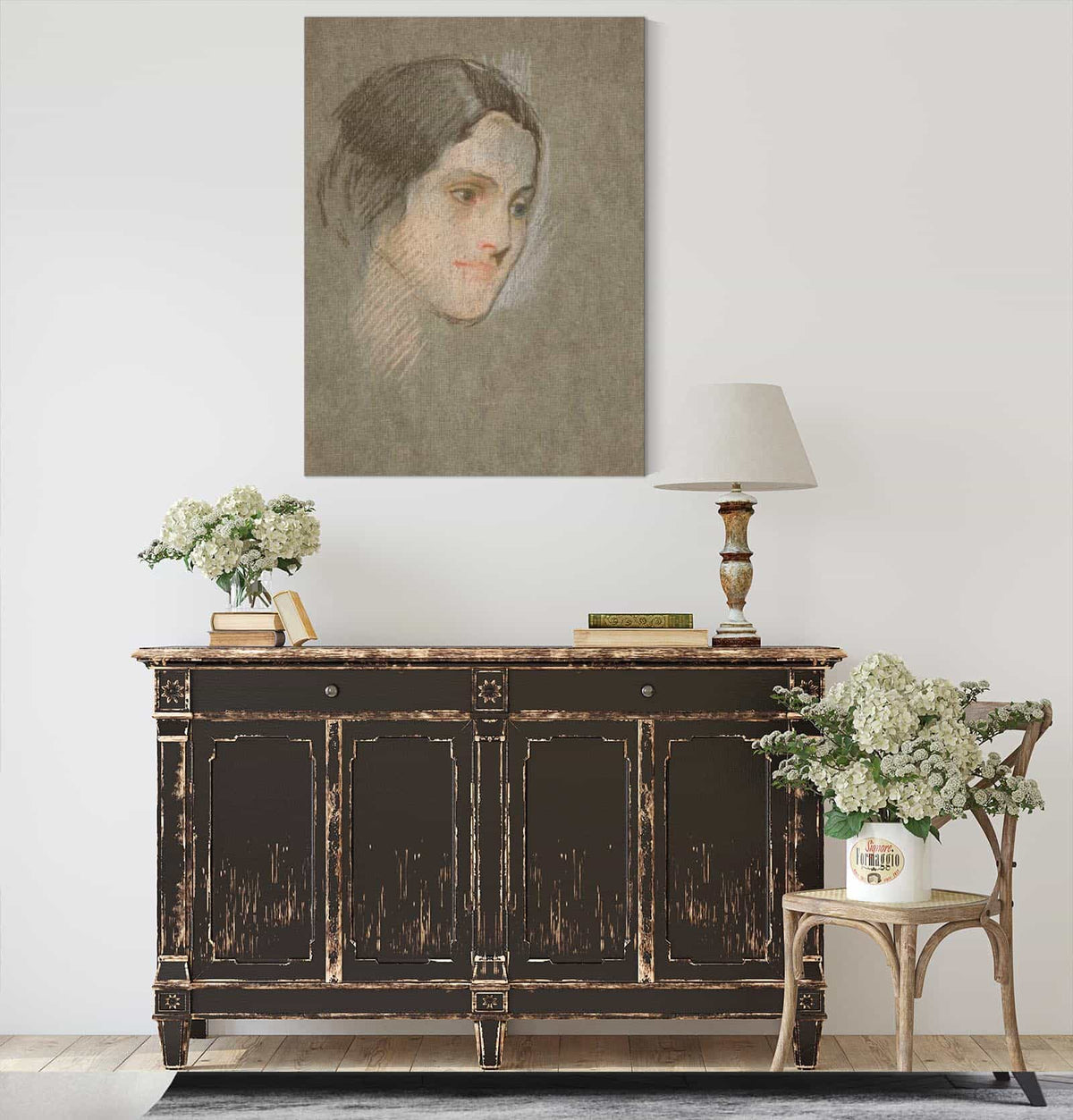 Portrait Of An Unidentified Woman by Edwin Austin Abbey