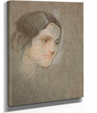 Portrait Of An Unidentified Woman by Edwin Austin Abbey