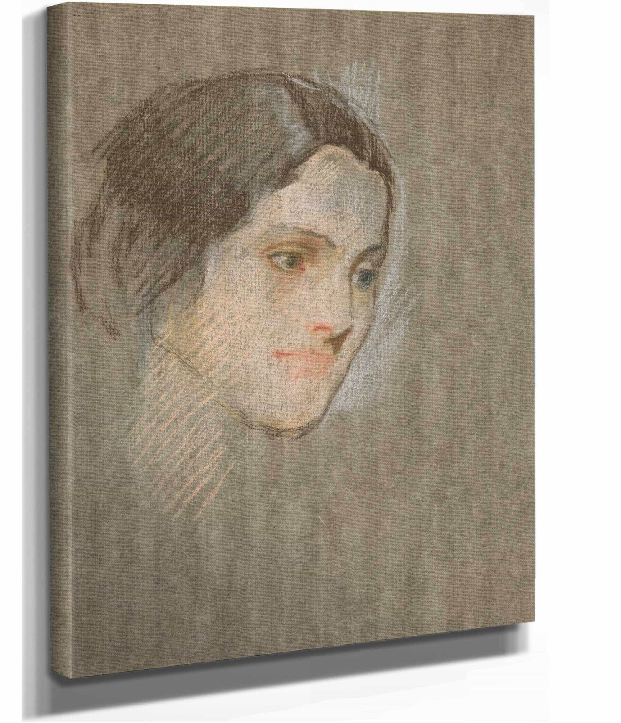 Portrait Of An Unidentified Woman by Edwin Austin Abbey