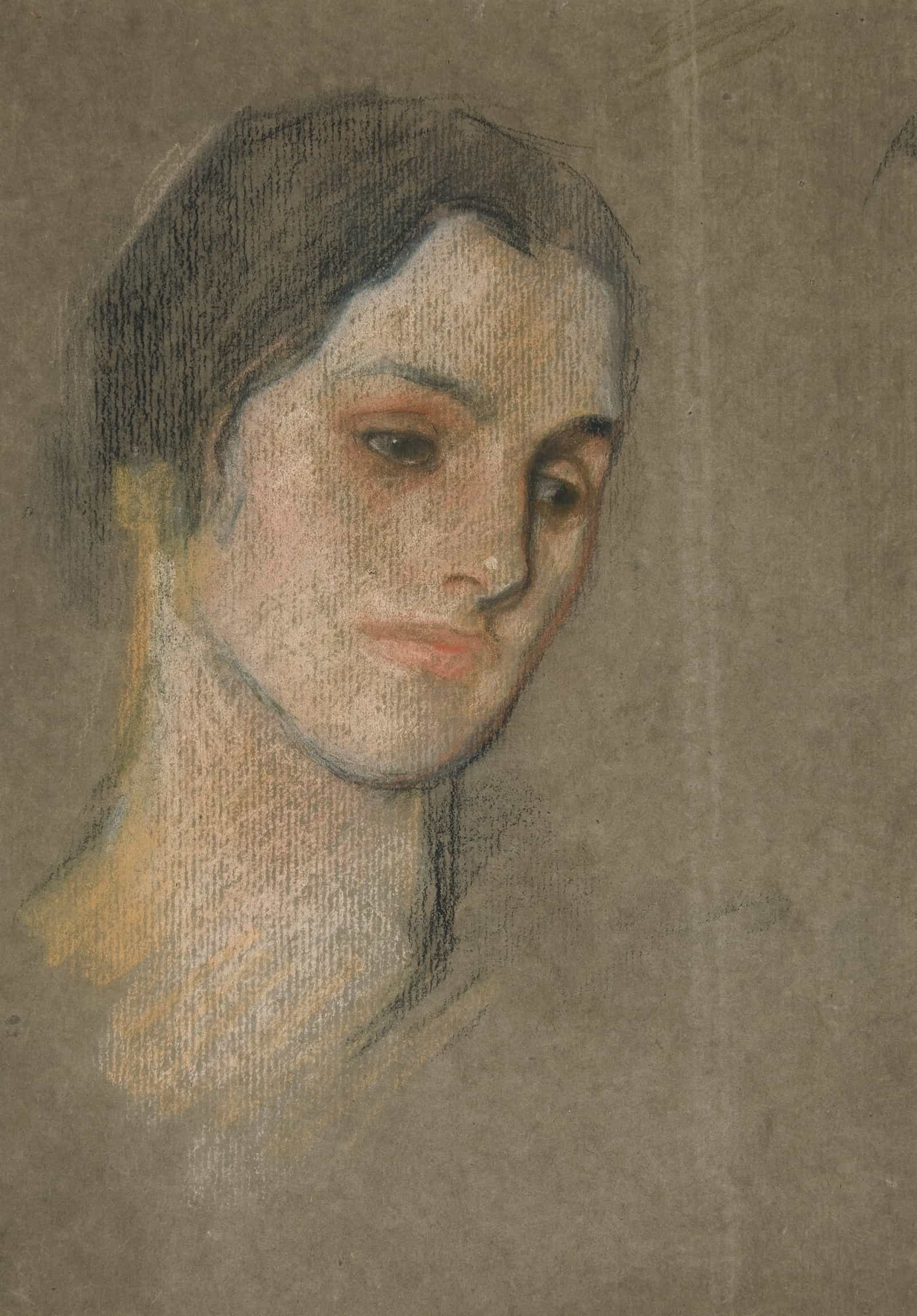 Portrait Of An Unidentified Woman by Edwin Austin Abbey