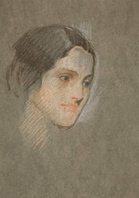 Portrait Of An Unidentified Woman by Edwin Austin Abbey