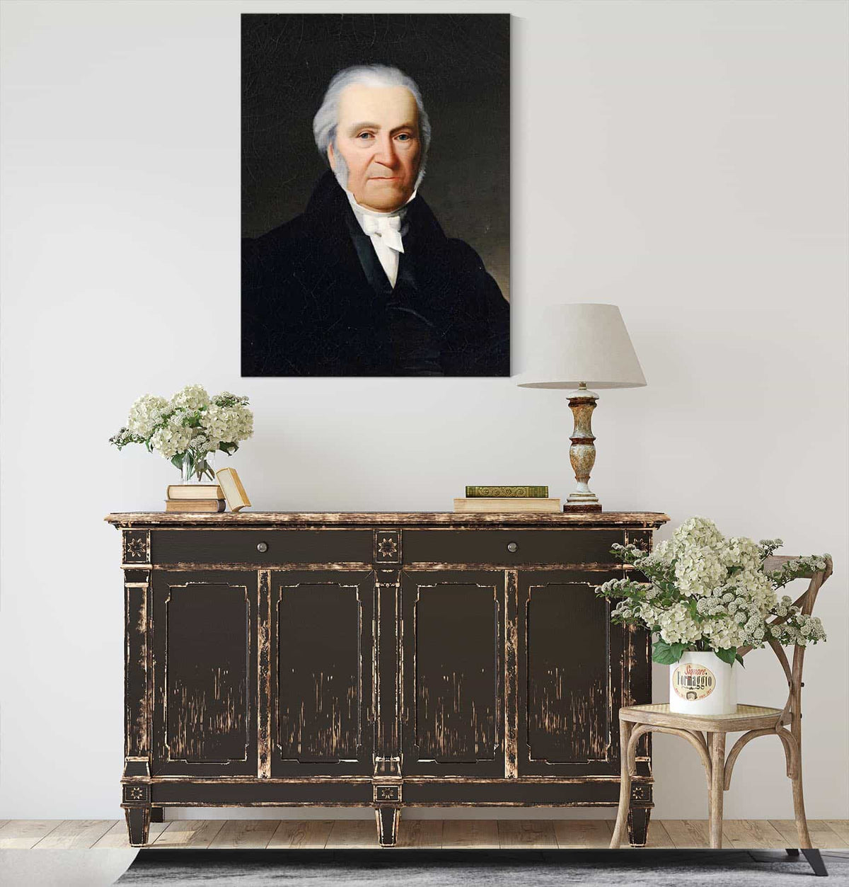 Portrait Of Andre Osmond by Jean Baptiste Camille Corot