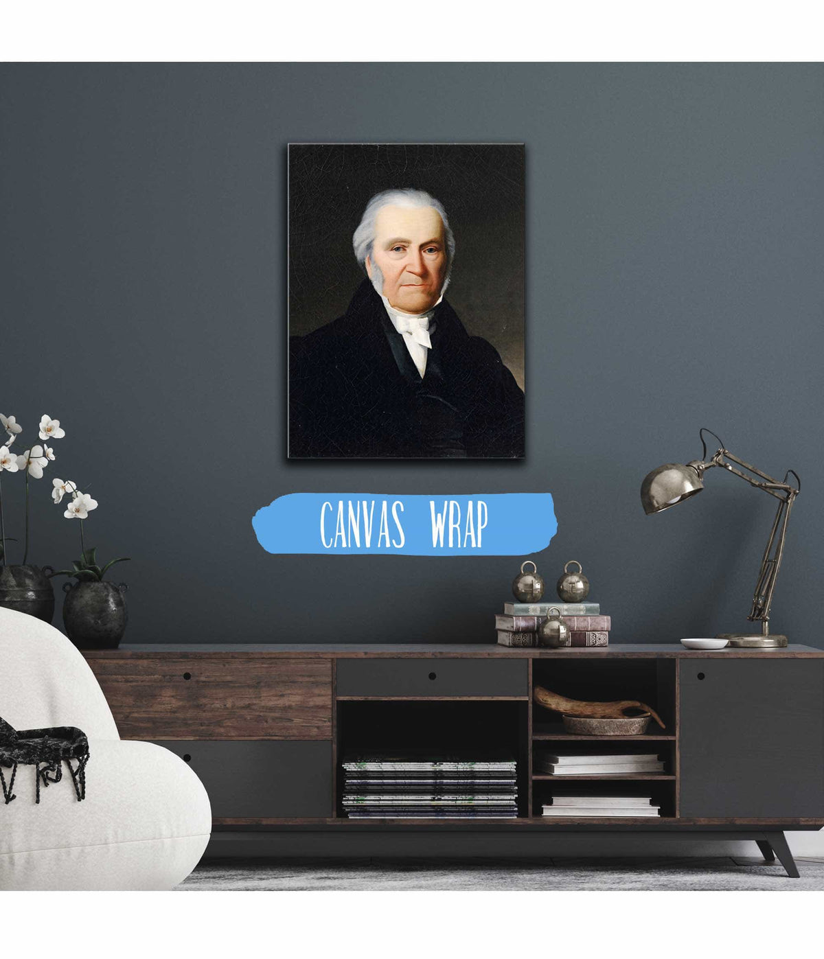 Portrait Of Andre Osmond by Jean Baptiste Camille Corot