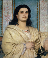 Portrait Of Angela Bocklin As A Muse by Arnold Bocklin