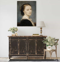 Portrait Of Anna Elisabeth Burckhardt Brenner by Arnold Bocklin