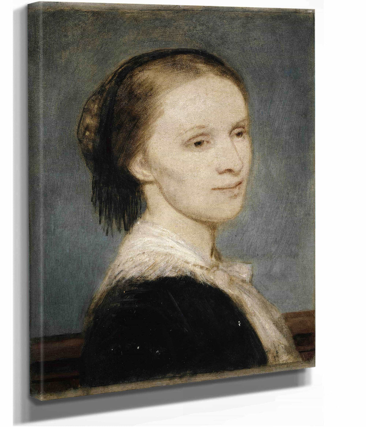 Portrait Of Anna Elisabeth Burckhardt Brenner by Arnold Bocklin
