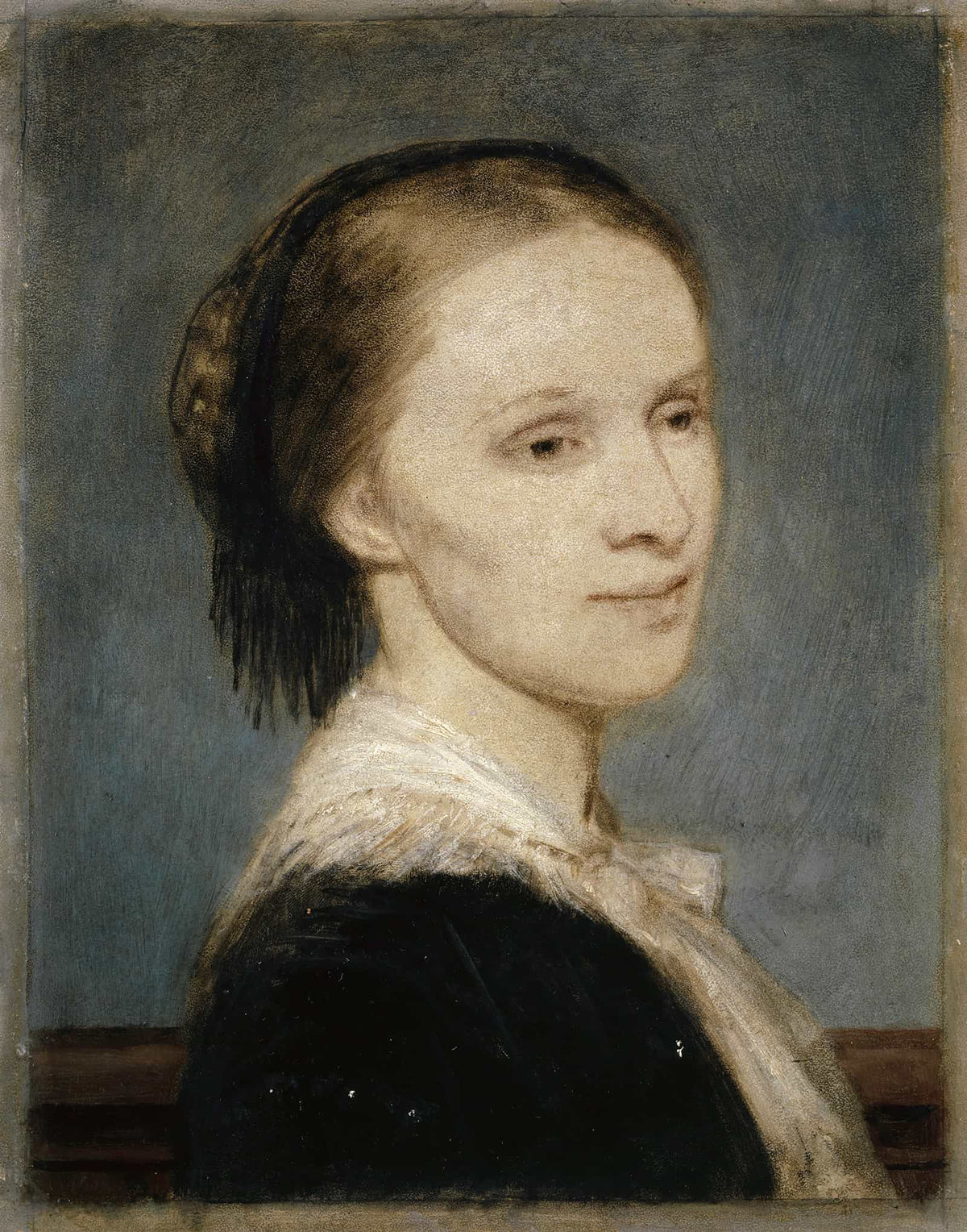 Portrait Of Anna Elisabeth Burckhardt Brenner by Arnold Bocklin