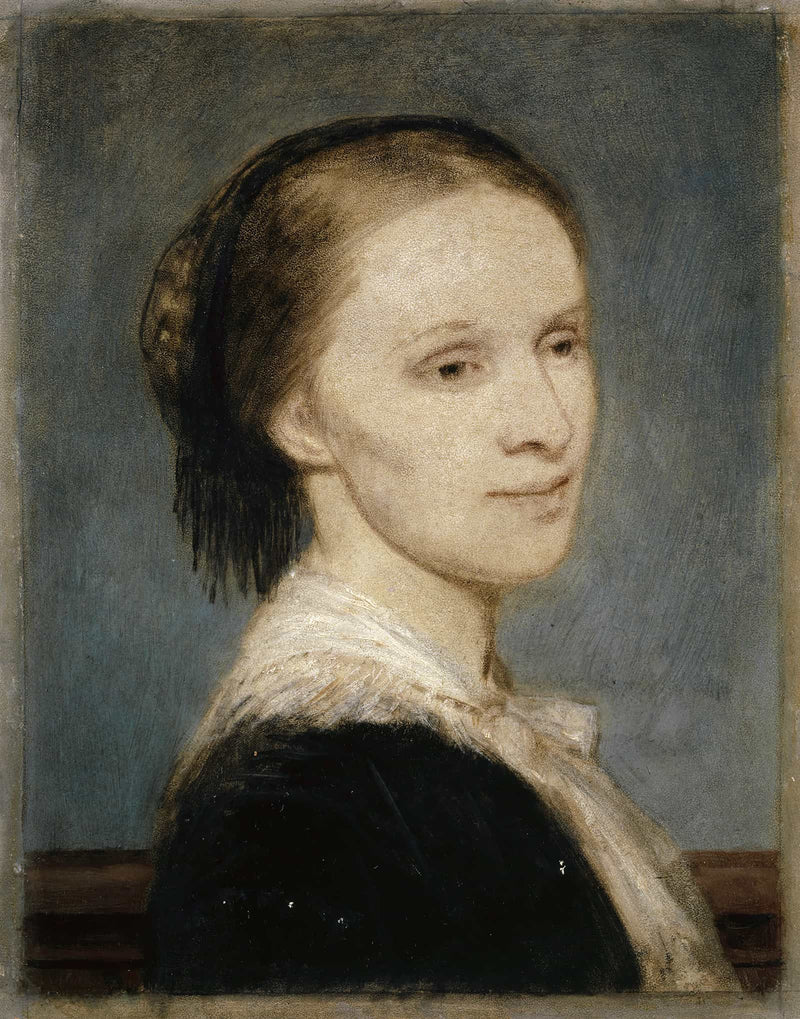 Portrait Of Anna Elisabeth Burckhardt Brenner by Arnold Bocklin