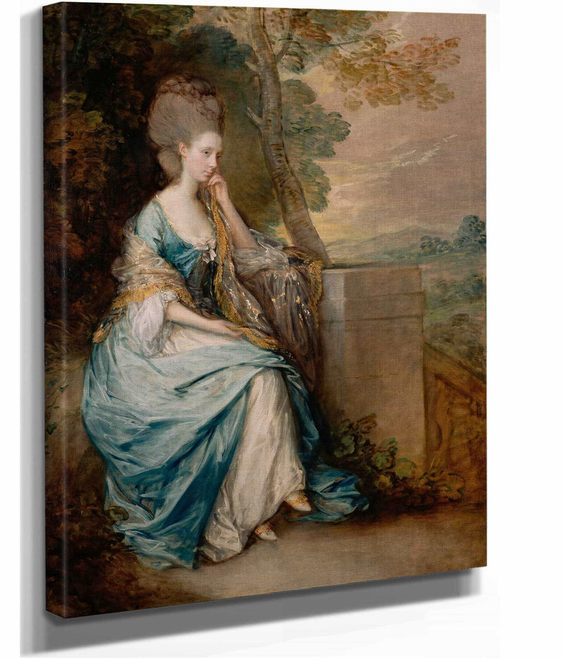 Portrait Of Anne Countess Of Chesterfield by Thomas Gainsborough