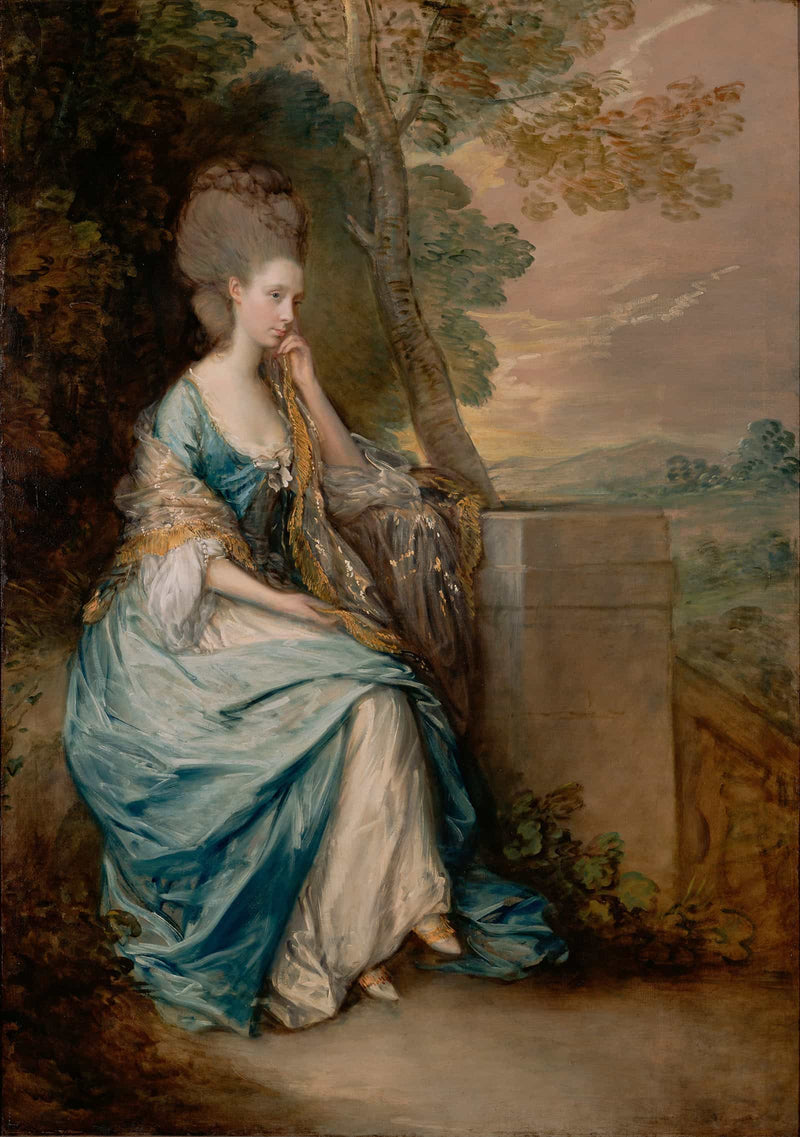 Portrait Of Anne Countess Of Chesterfield by Thomas Gainsborough