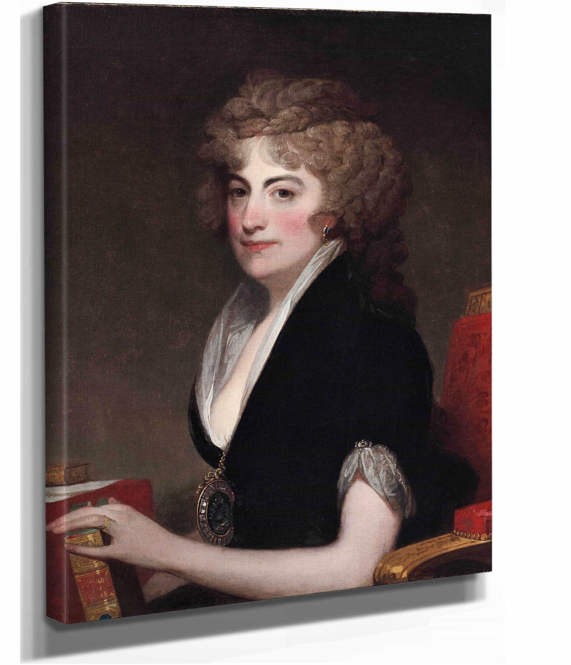 Portrait Of Anne Willing Bingham by Gilbert Stuart