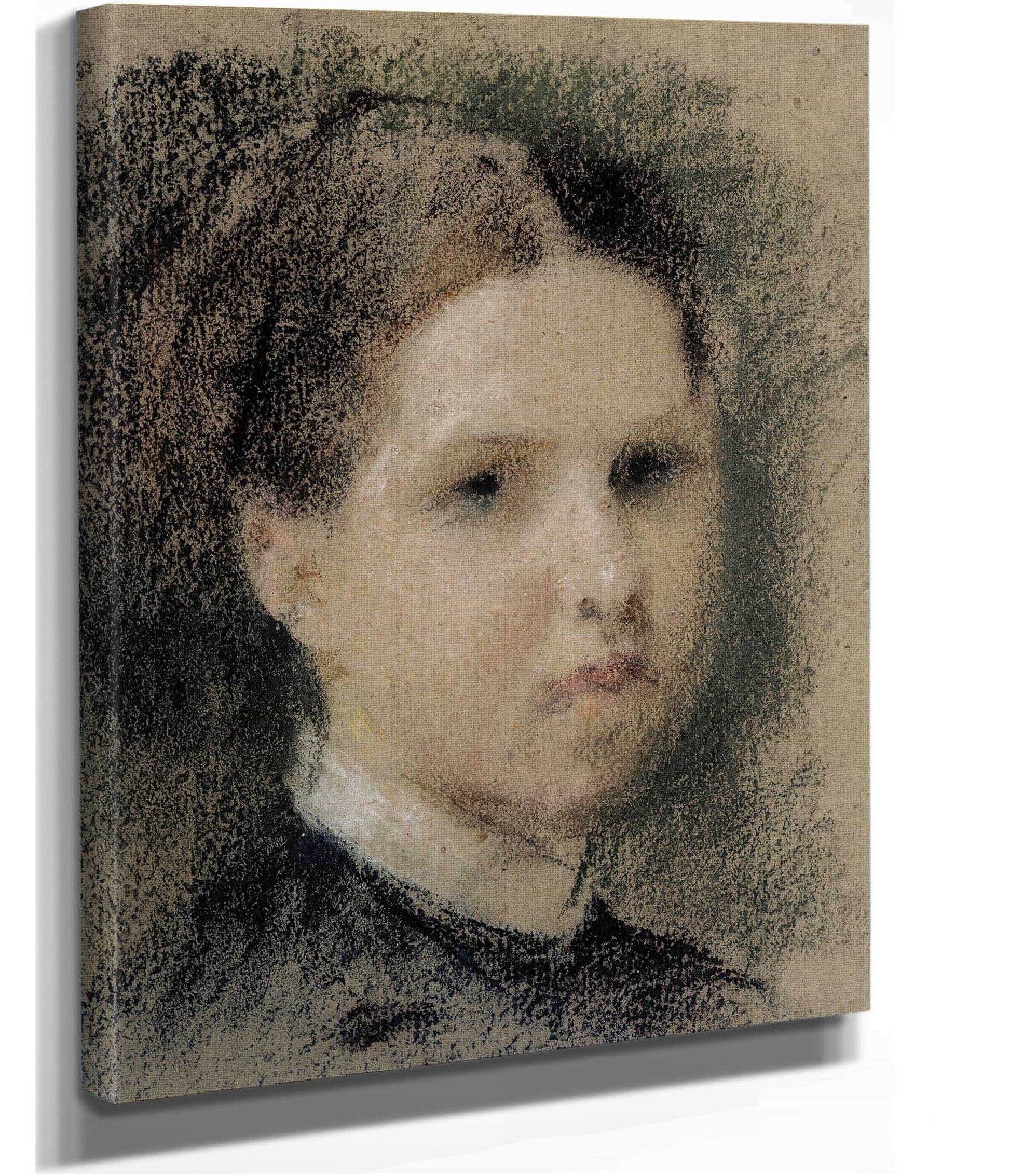 Portrait Of Annie Edelfelt  by Albert Edelfelt
