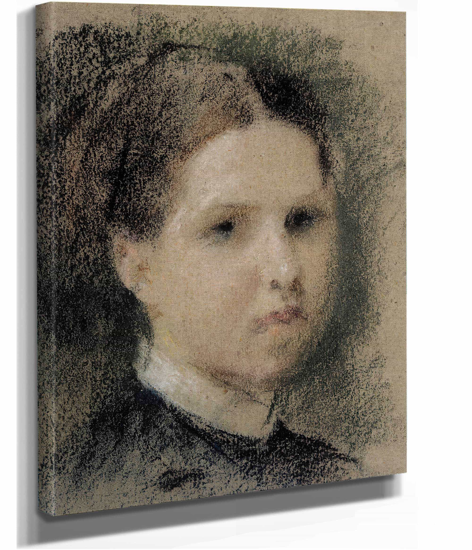 Portrait Of Annie Edelfelt  by Albert Edelfelt