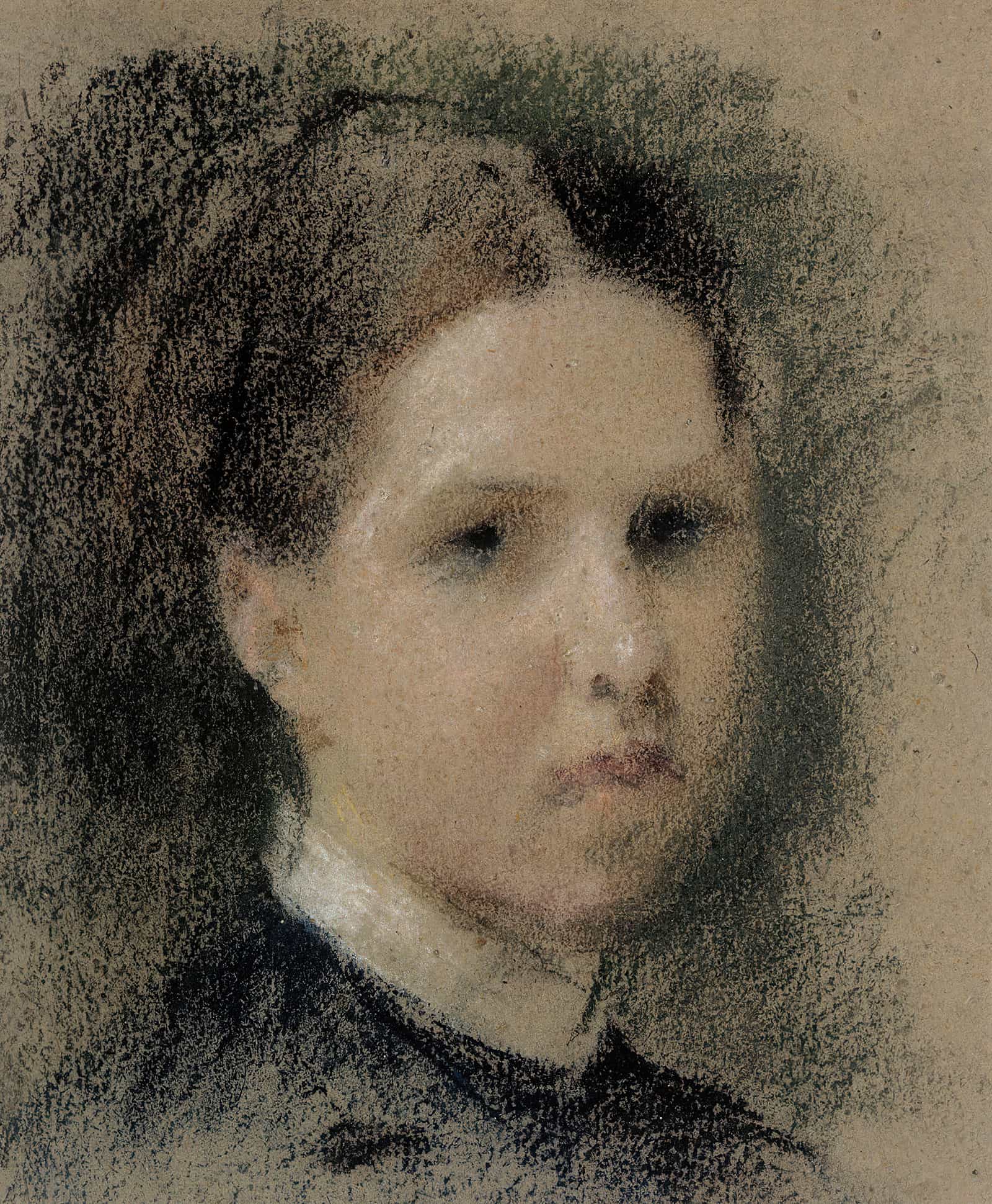 Portrait Of Annie Edelfelt  by Albert Edelfelt