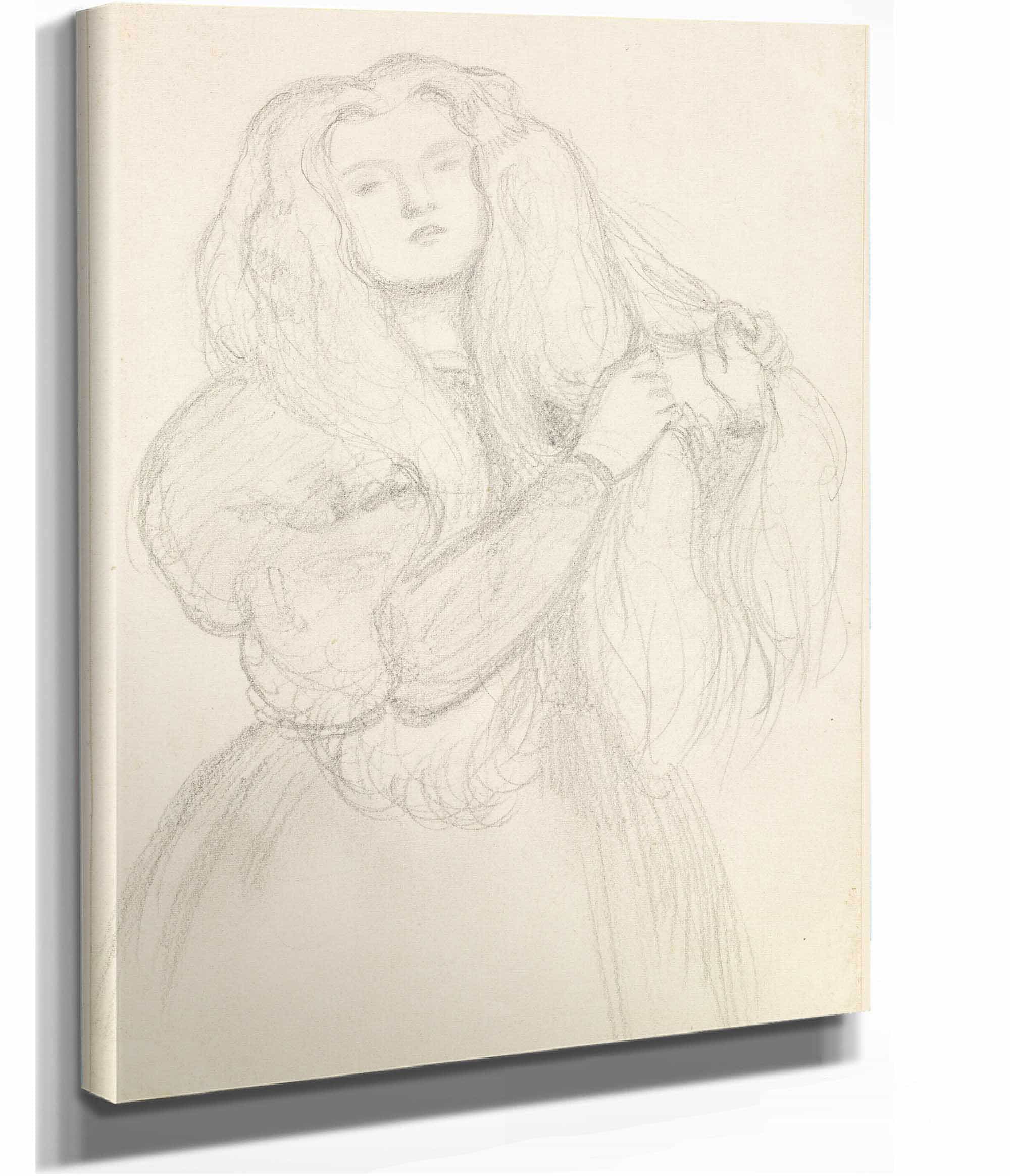Portrait Of Annie Miller by Dante Gabriel Rossetti