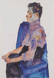 Portrait Of Anton Peschka by Egon Schiele
