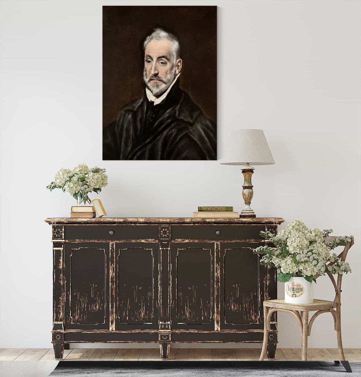 Portrait Of Antonio De Covarrubias Y Leiva Spanish Jurist And Humanist by El Greco