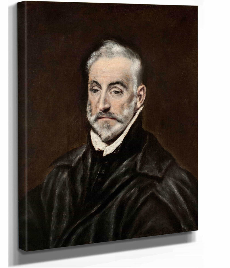 Portrait Of Antonio De Covarrubias Y Leiva Spanish Jurist And Humanist by El Greco