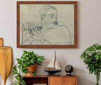 Portrait Of Arthur Roessler by Egon Schiele