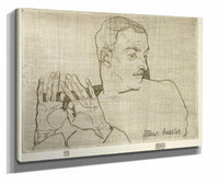 Portrait Of Arthur Roessler by Egon Schiele