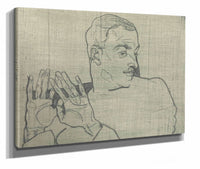 Portrait Of Arthur Roessler by Egon Schiele